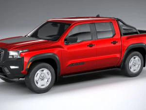 Nissan Frontier Hardbody 2024 3D Model