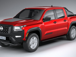 Nissan Frontier Hardbody 2024 Modelo 3D