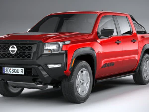 Nissan Frontier Hardbody 2024 3D Model