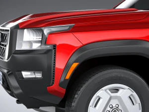 Nissan Frontier Hardbody 2024 3D Model