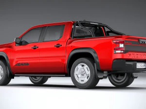 Nissan Frontier Hardbody 2024 3D Model