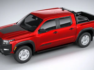 Nissan Frontier Hardbody 2024 3D Model