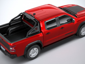 Nissan Frontier Hardbody 2024 Modelo 3D