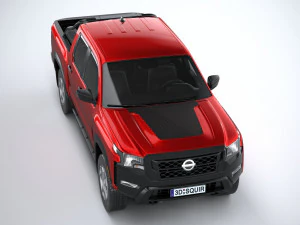 Nissan Frontier Hardbody 2024 3D Model