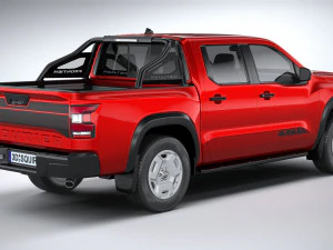 Nissan Frontier Hardbody 2024 3D Model