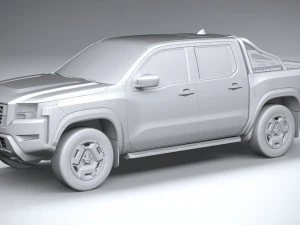 Nissan Frontier Hardbody 2024 3D Model