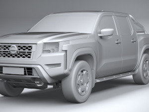 Nissan Frontier Hardbody 2024 Modelo 3D