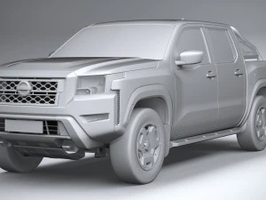 Nissan Frontier Hardbody 2024 3D Model