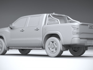 Nissan Frontier Hardbody 2024 Modelo 3D