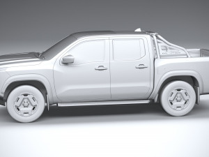 Nissan Frontier Hardbody 2024 Modelo 3D
