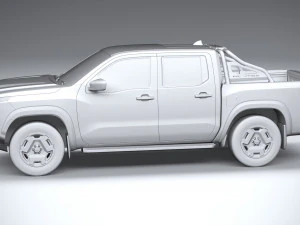 Nissan Frontier Hardbody 2024 3D Model