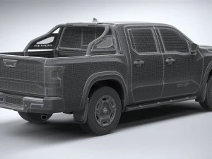 Nissan Frontier Hardbody 2024 3D Model