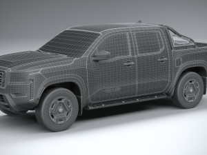 Nissan Frontier Hardbody 2024 Modelo 3D
