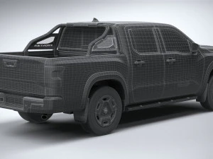 Nissan Frontier Hardbody 2024 3D Model