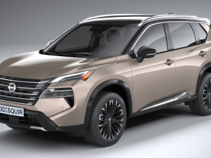 Nissan Rogue 2024 3D Model