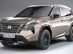 Nissan Rogue 2024 3D Model