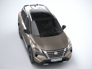 Nissan Rogue 2024 3D Model