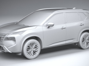 Nissan Rogue 2024 3D Model