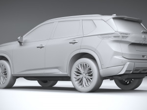 Nissan Rogue 2024 3D Model