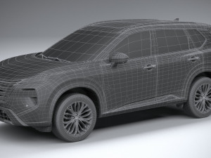 Nissan Rogue 2024 3D Model