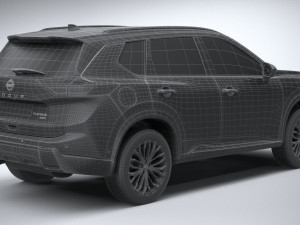 Nissan Rogue 2024 3D Model