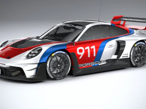 Porsche 911 GT3 R Rennsport 2023 Modelo 3D