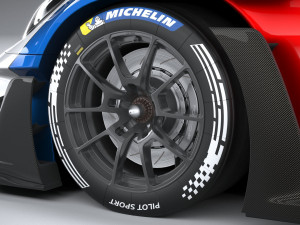Porsche 911 GT3 R Rennsport 2023 3D मॉडल
