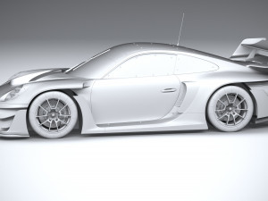 Porsche 911 GT3 R Rennsport 2023 3D मॉडल