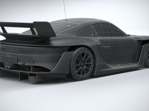 Porsche 911 GT3 R Rennsport 2023 3D मॉडल