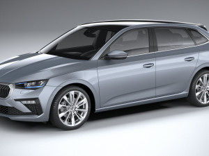 Skoda Scala 2024 3D 模型