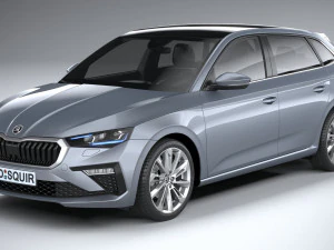 Skoda Scala 2024 3D Model
