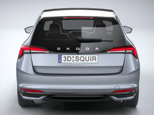Skoda Scala 2024 3D Model