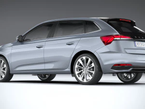 Skoda Scala 2024 3D Model
