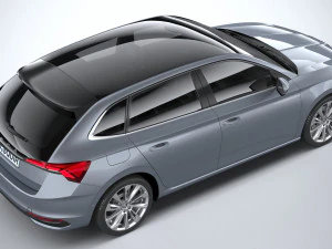 Skoda Scala 2024 3D Model