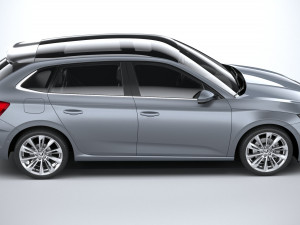 Skoda Scala 2024 Modello 3D