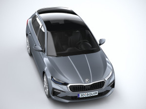 Skoda Scala 2024 Modello 3D