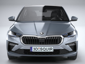 Skoda Scala 2024 Modello 3D
