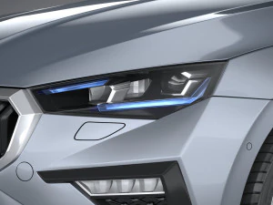 Skoda Scala 2024 3D Model