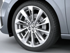 Skoda Scala 2024 3D Model