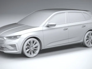 Skoda Scala 2024 3D Model