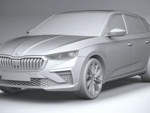 Skoda Scala 2024 3D Model