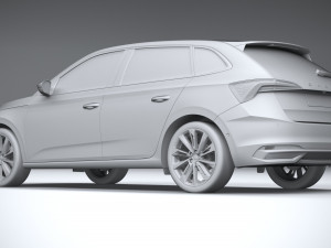 Skoda Scala 2024 Modello 3D