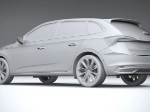 Skoda Scala 2024 3D Model