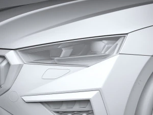 Skoda Scala 2024 3D Model