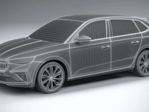 Skoda Scala 2024 3D Model