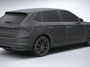 Skoda Scala 2024 3D Model