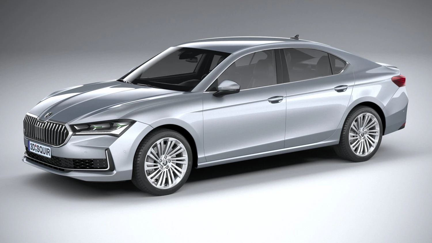 Skoda Superb 2024 3D Model .c4d .max .obj .3ds .fbx .stl .blend 