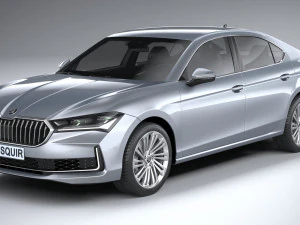 Skoda Superb 2024 3D Model