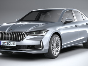 Skoda Superb 2024 3D मॉडल
