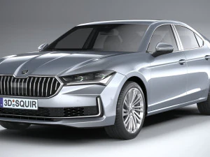 Skoda Superb 2024 3D Model